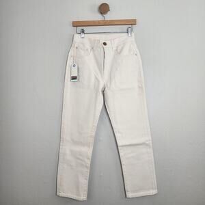 NEW Adriano Goldschmied Daily Blue AG Hype High Waisted Jean in Bone